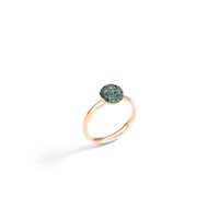 Anello Florilège de Vie Donna Rosèe du Matin in Oro Diamante R12MDBLU - R12MDBLU